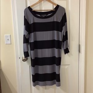 Norma Kamali Polyster Long Sleeve Tunic, XL